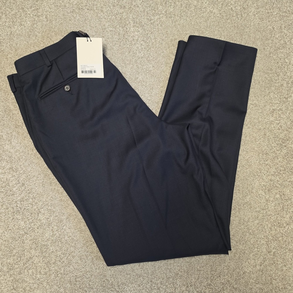 Suitsupply Brescia Navy Dress Pants 54 37x32 NWT Pure Wool Super 110s Trousers